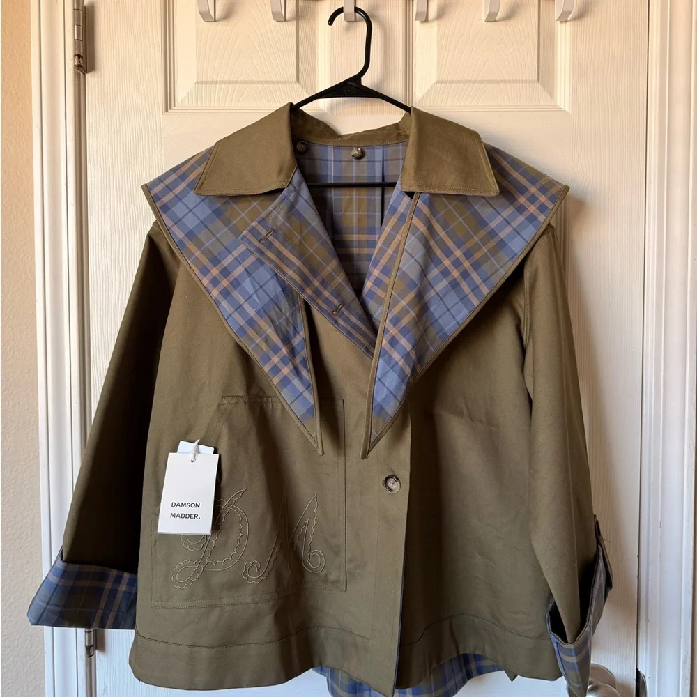 Damson Madder reversible trench coat - Picture 3 of 5